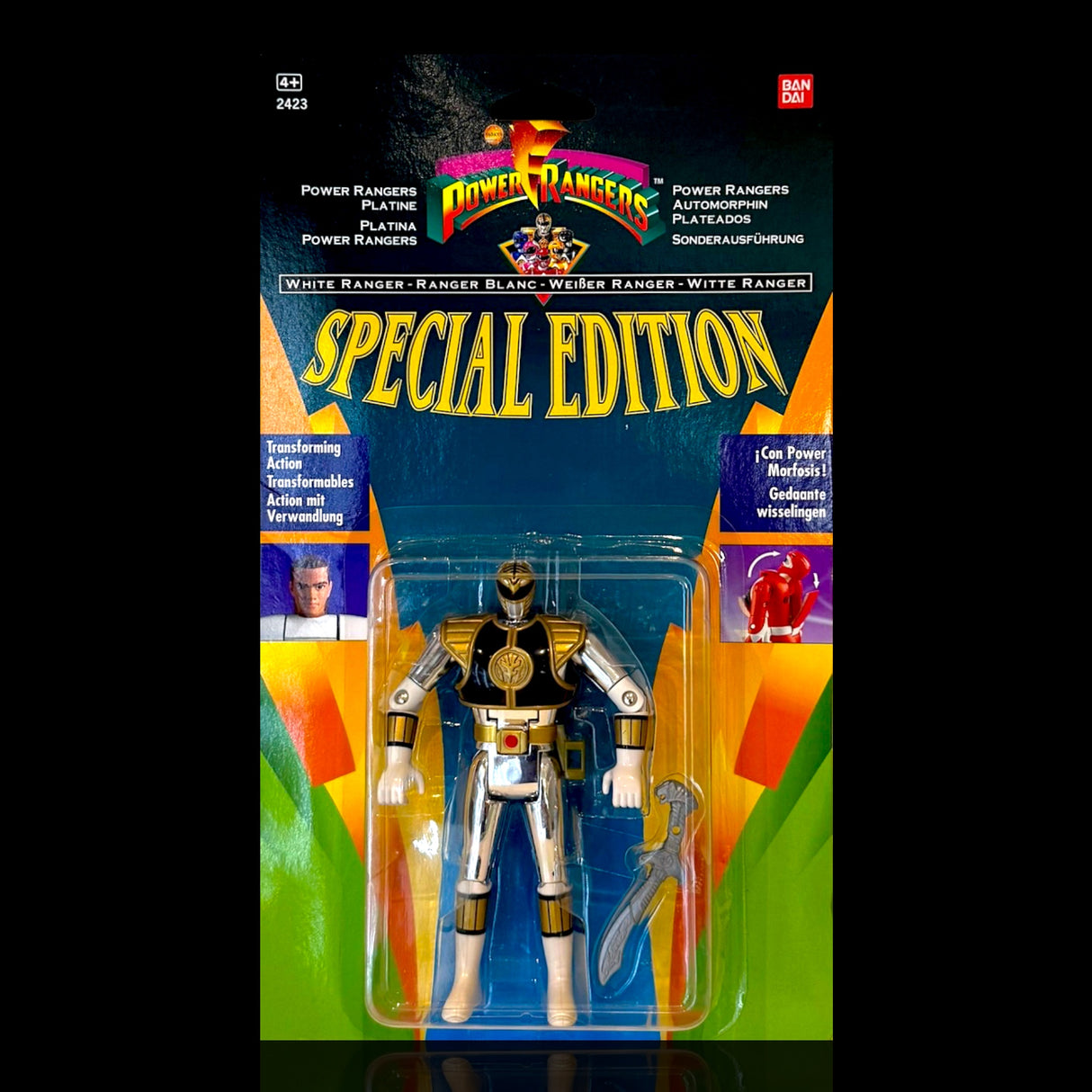 Mighty Morphin Power Rangers Special Edition Auto Morhin (2423) Figure Display Case