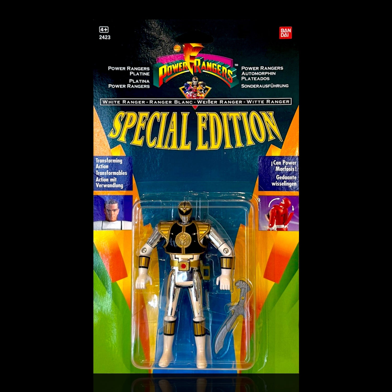 Mighty Morphin Power Rangers Special Edition Auto Morhin (2423) Figure Display Case