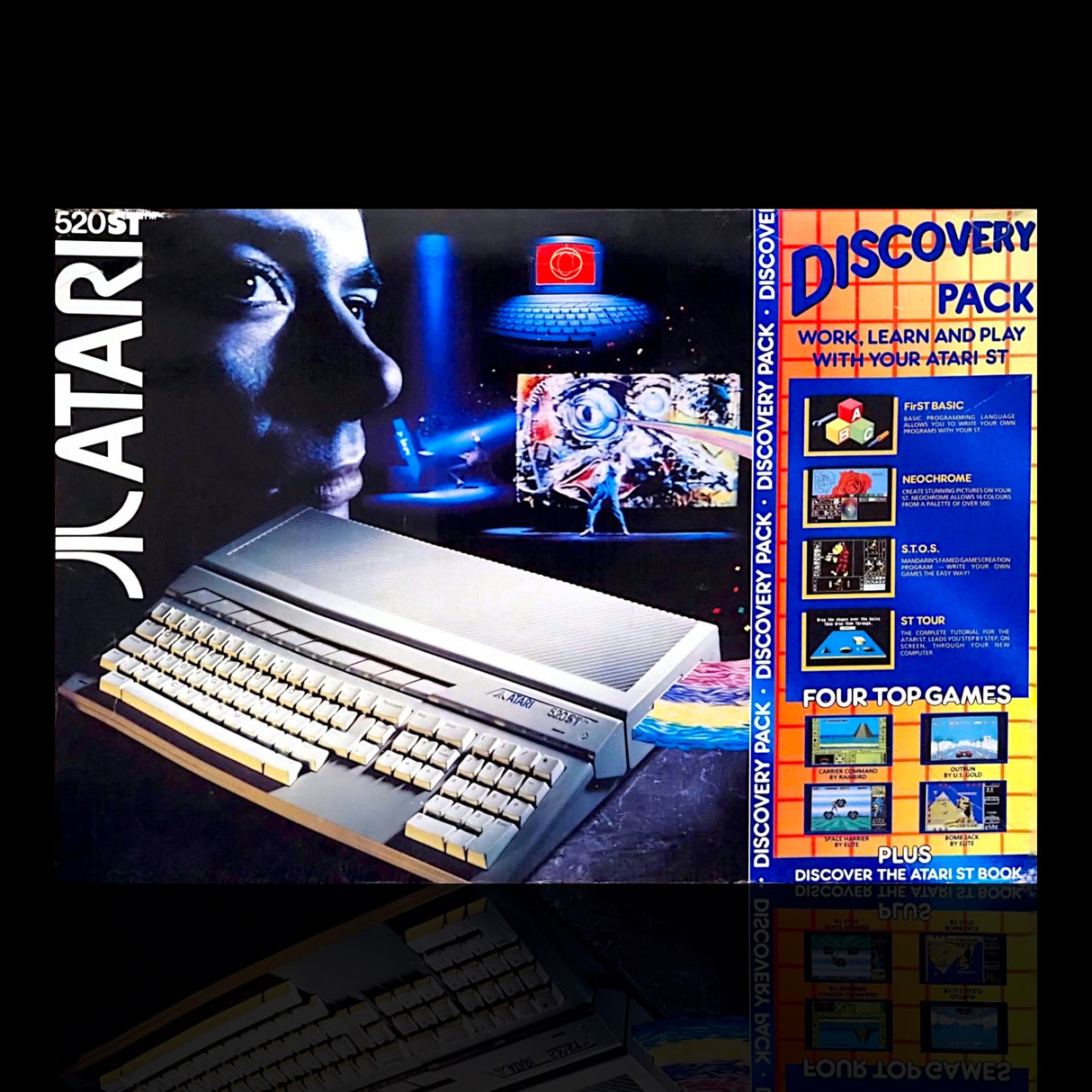 Atari 520STFM Discovery Pack Display Case