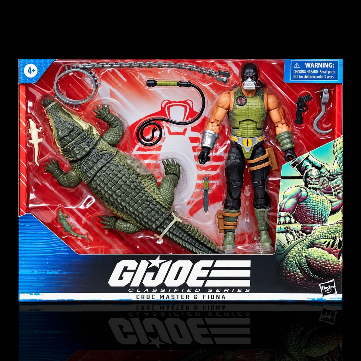 G.I. Joe Classified Series Croc Master & Fiona Figure Display Case