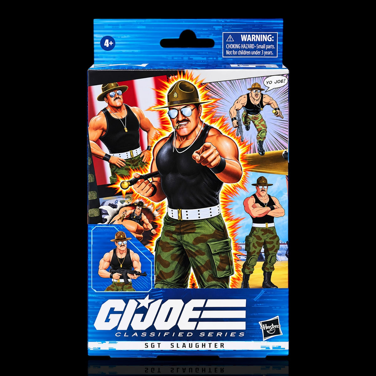 G.I. Joe Classified Series Sgt Slaughter Figure Display Case
