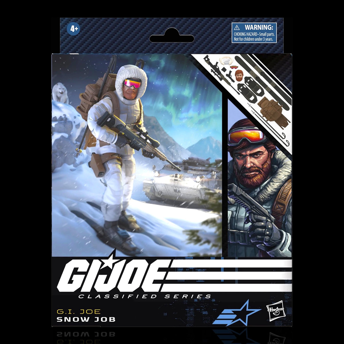 G.I. Joe Classified Series Snow Job Deluxe Figure Display Case