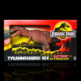 Jurassic Park Electronic Tyrannosaurus Rex Dinosaur Figure Display Case
