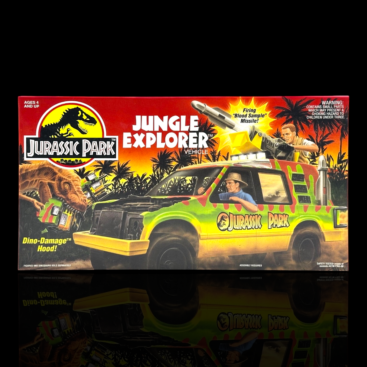 Jurassic Park Jungle Explorer Vehicle Display Case