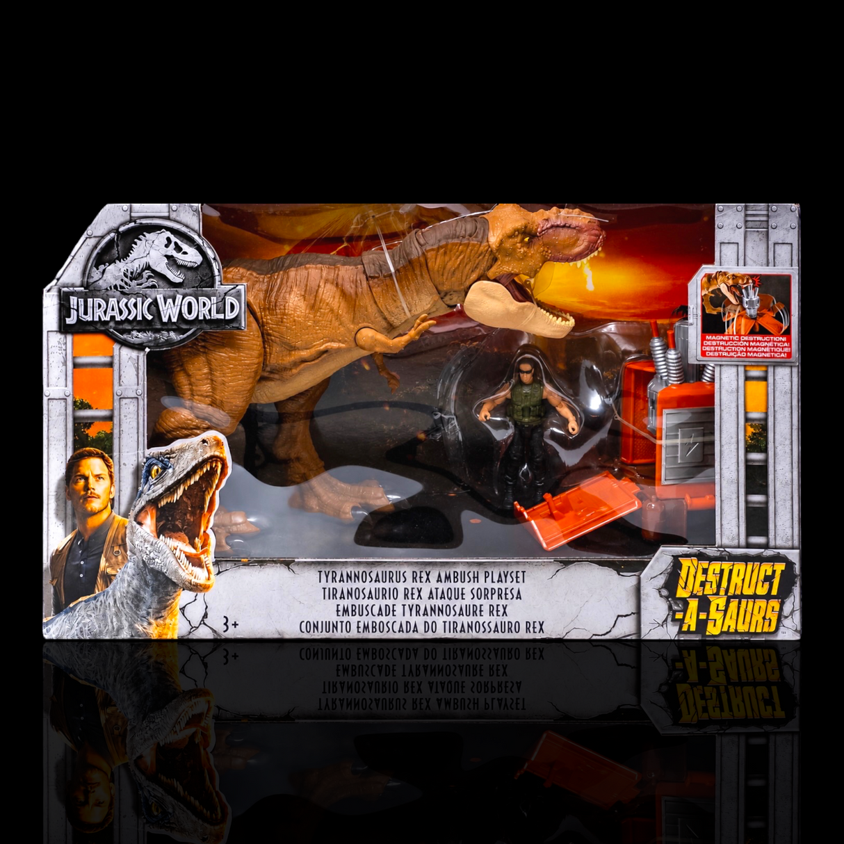 Jurassic World Tyrannosaurus Rex Ambush Playset Display Case