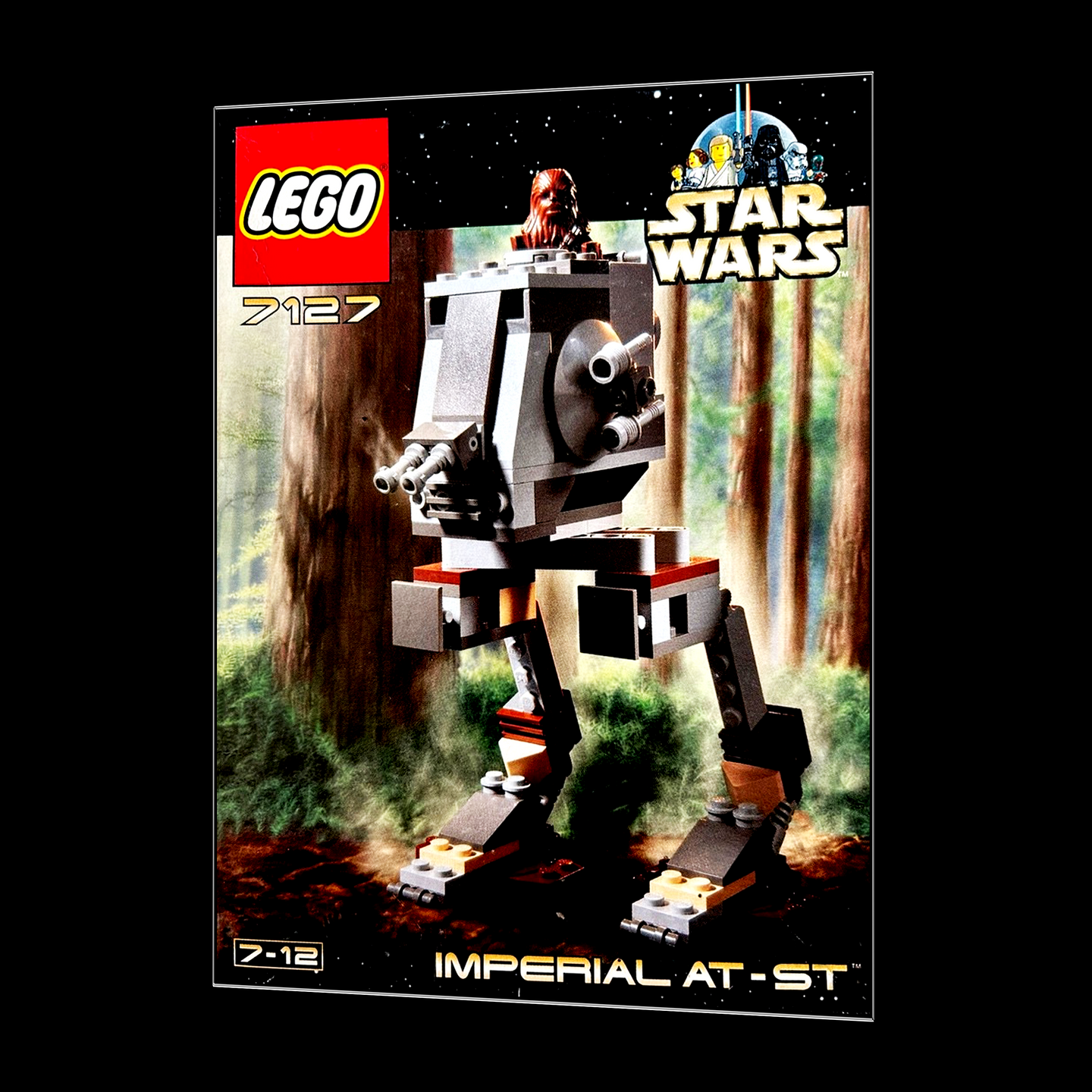 Lego Star Wars Imperial AT-ST 7127 Display Case