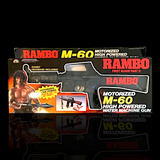 Rambo M-60 Motorized Water Machine Gun Display Case