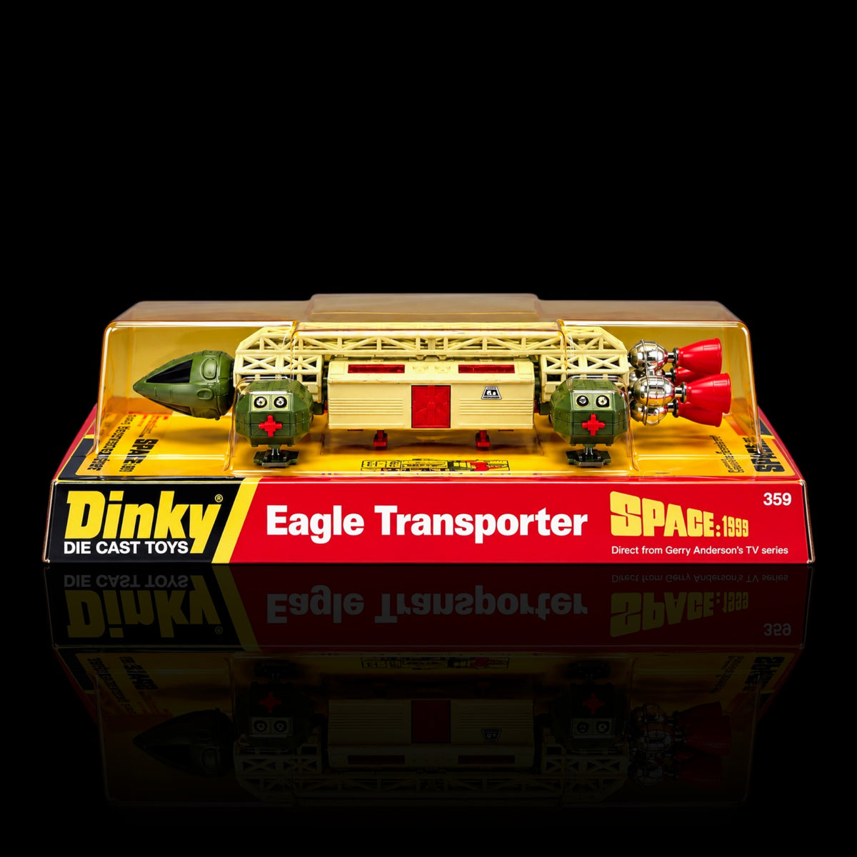 Space 1999 Eagle Transporter (Dinky Die-Cast Toys) Vehicle Display Case
