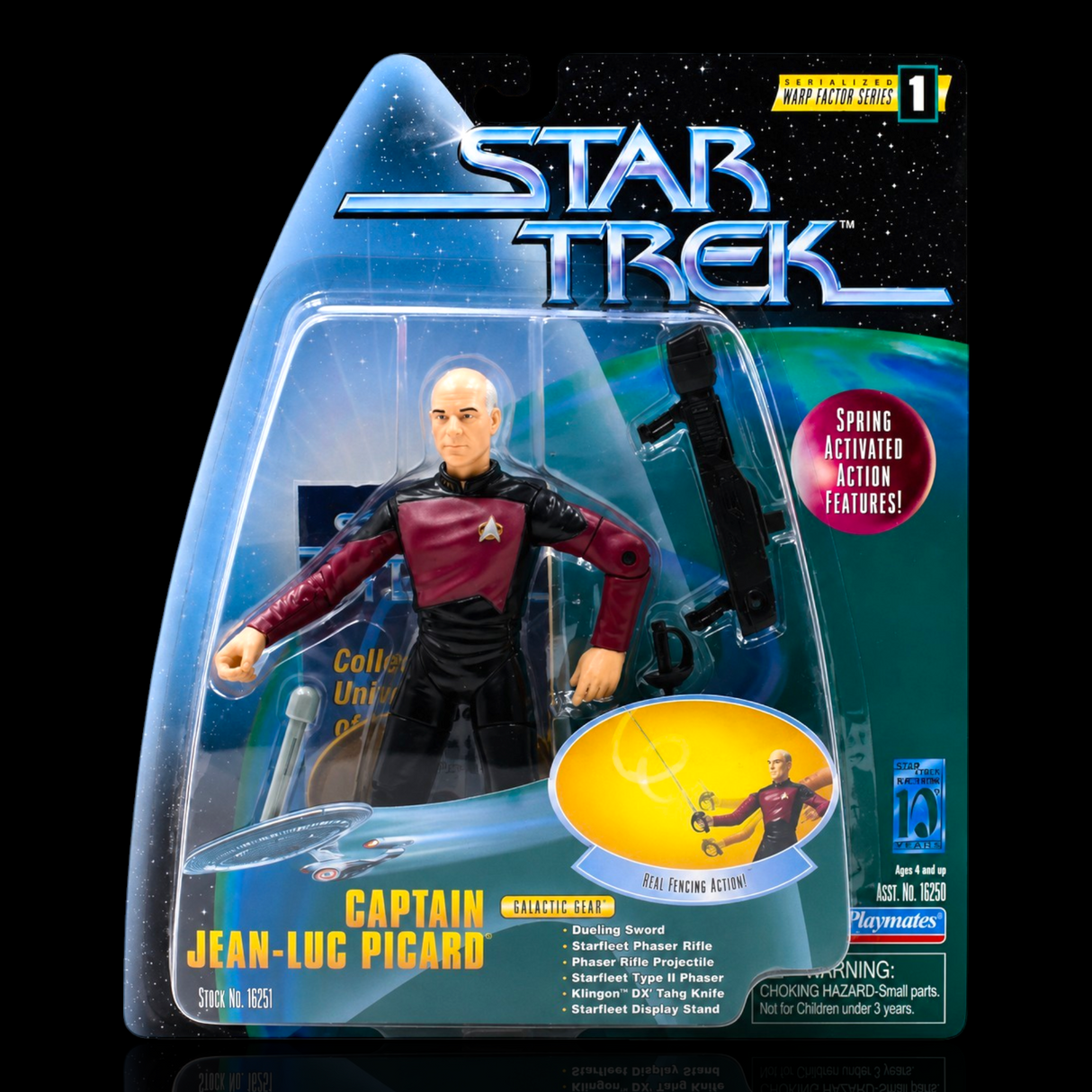 Star Trek Warp Factor Series Combat Action Figure Display Case