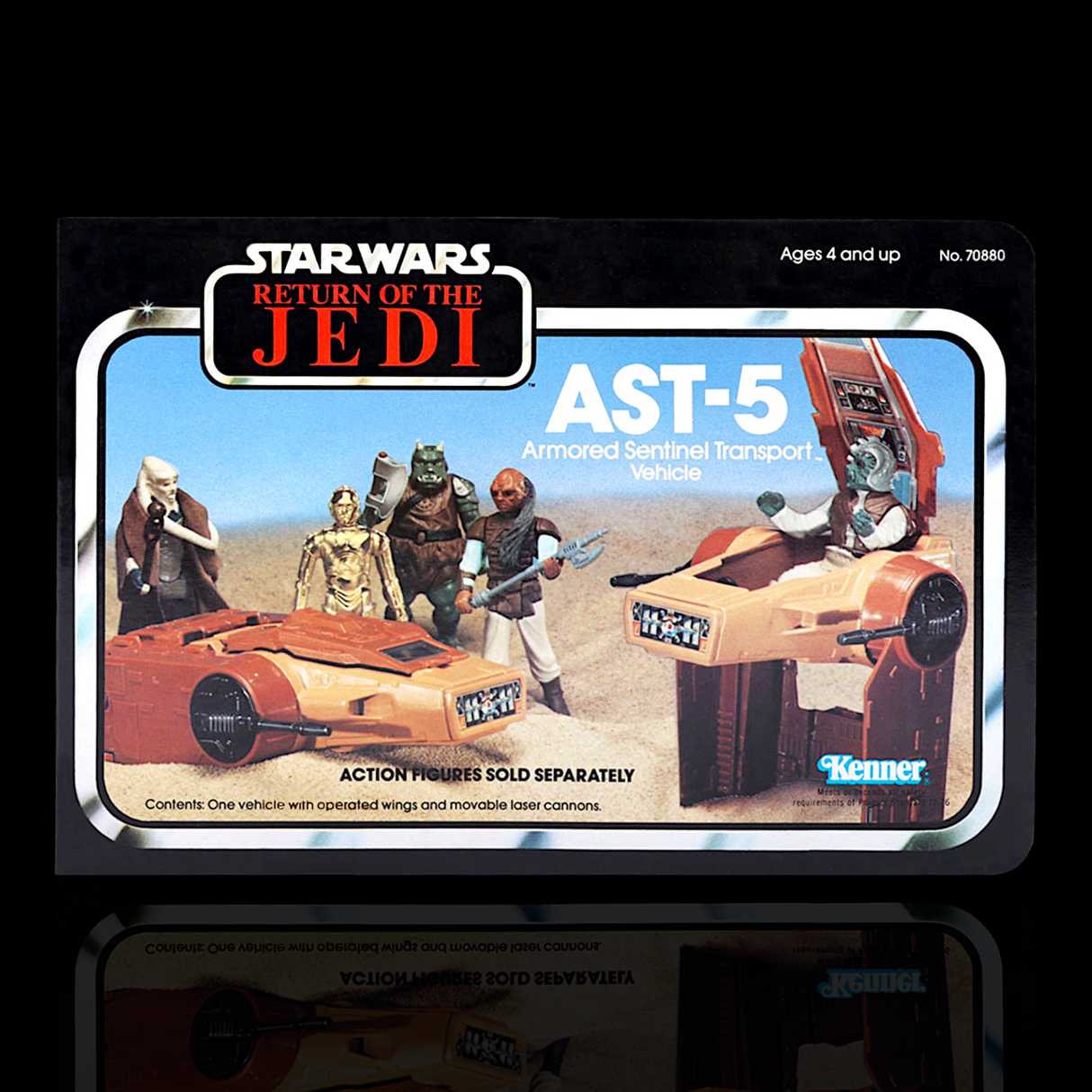 Star Wars Mini Rig (with flap) Display Case