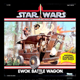 Star Wars Ewok Battle Wagon (Kenner) Vehicle Display Case