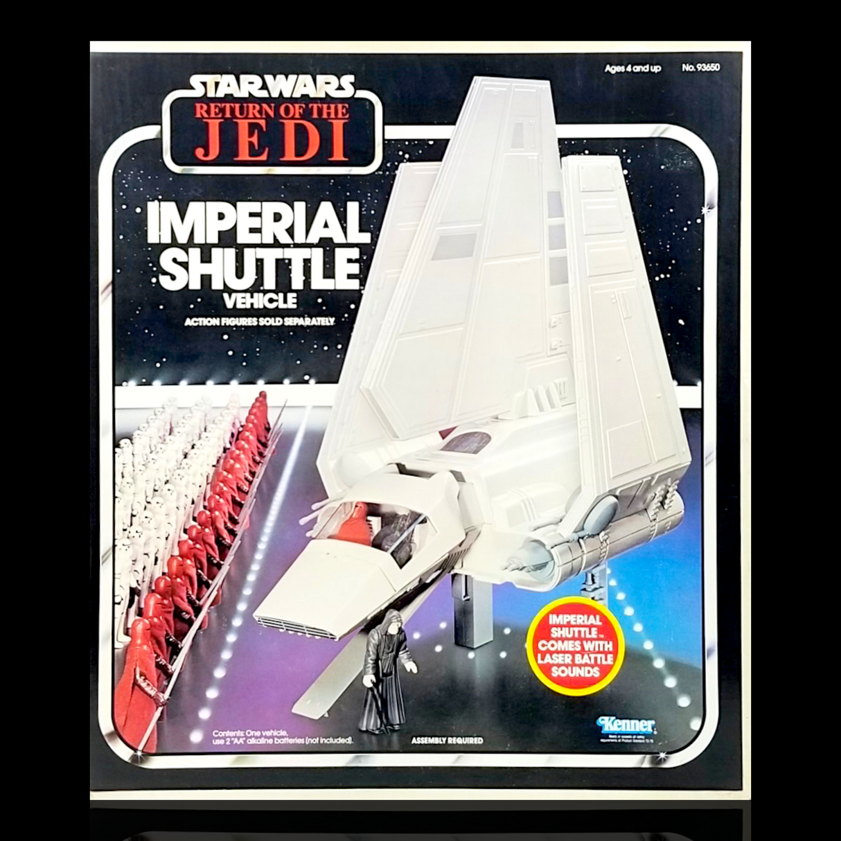 Star Wars Imperial Shuttle Vehicle (Kenner) Display Case