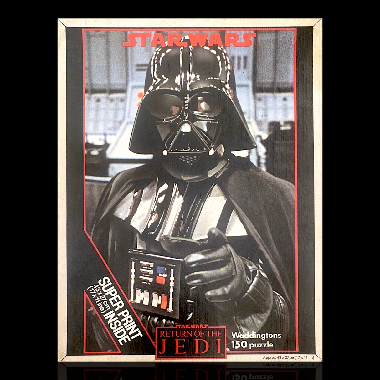 Star Wars Return Of The Jedi Waddingtons 150 Puzzle Display Case