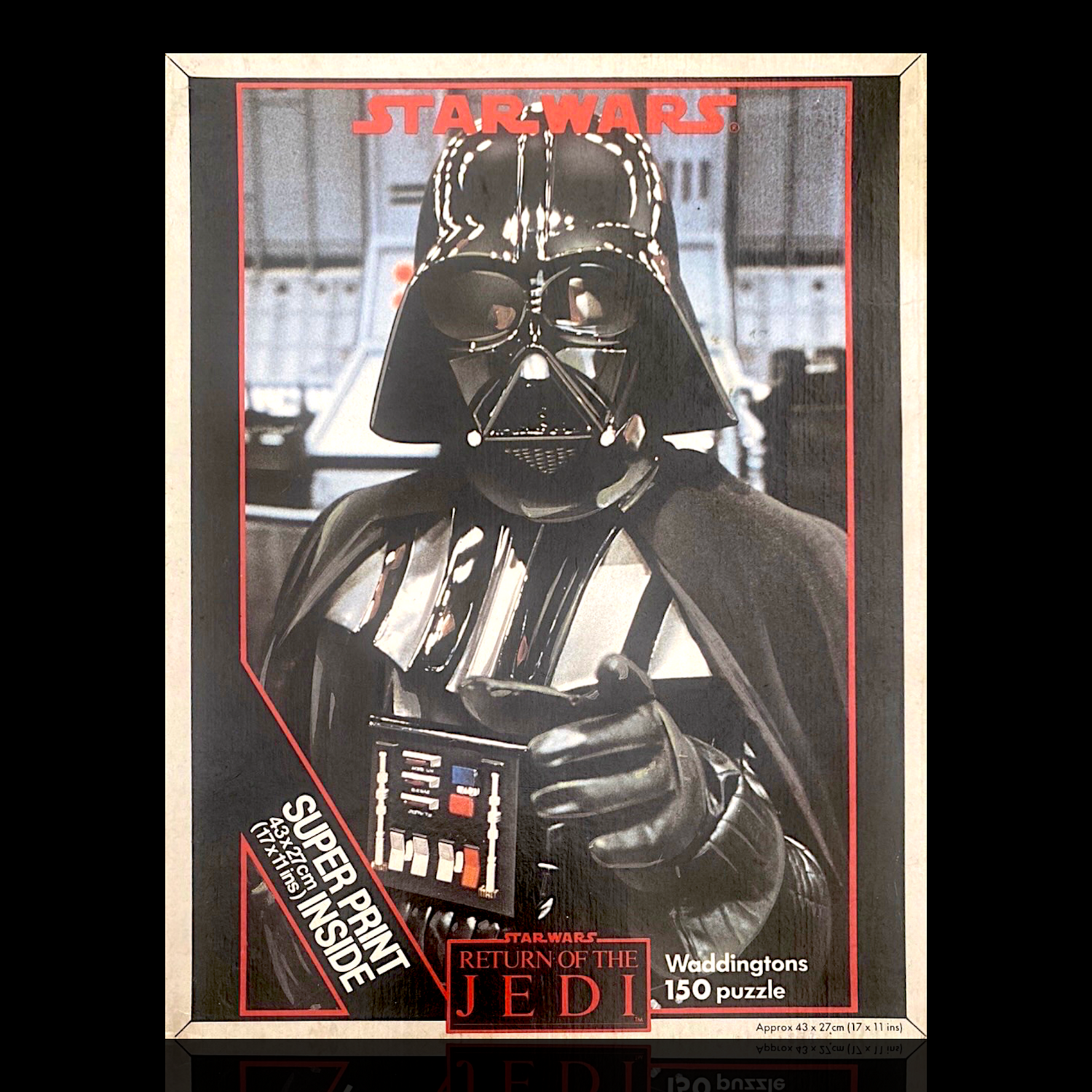 Star Wars Return Of The Jedi Waddingtons 150 Puzzle Display Case