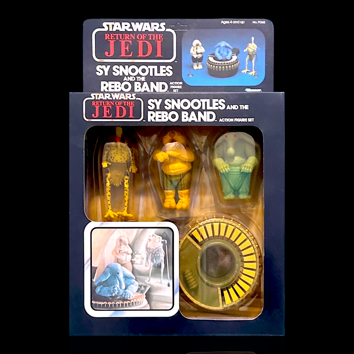 Star Wars Sy Snootles and the Rebo Band (Kenner) Figure Display Case