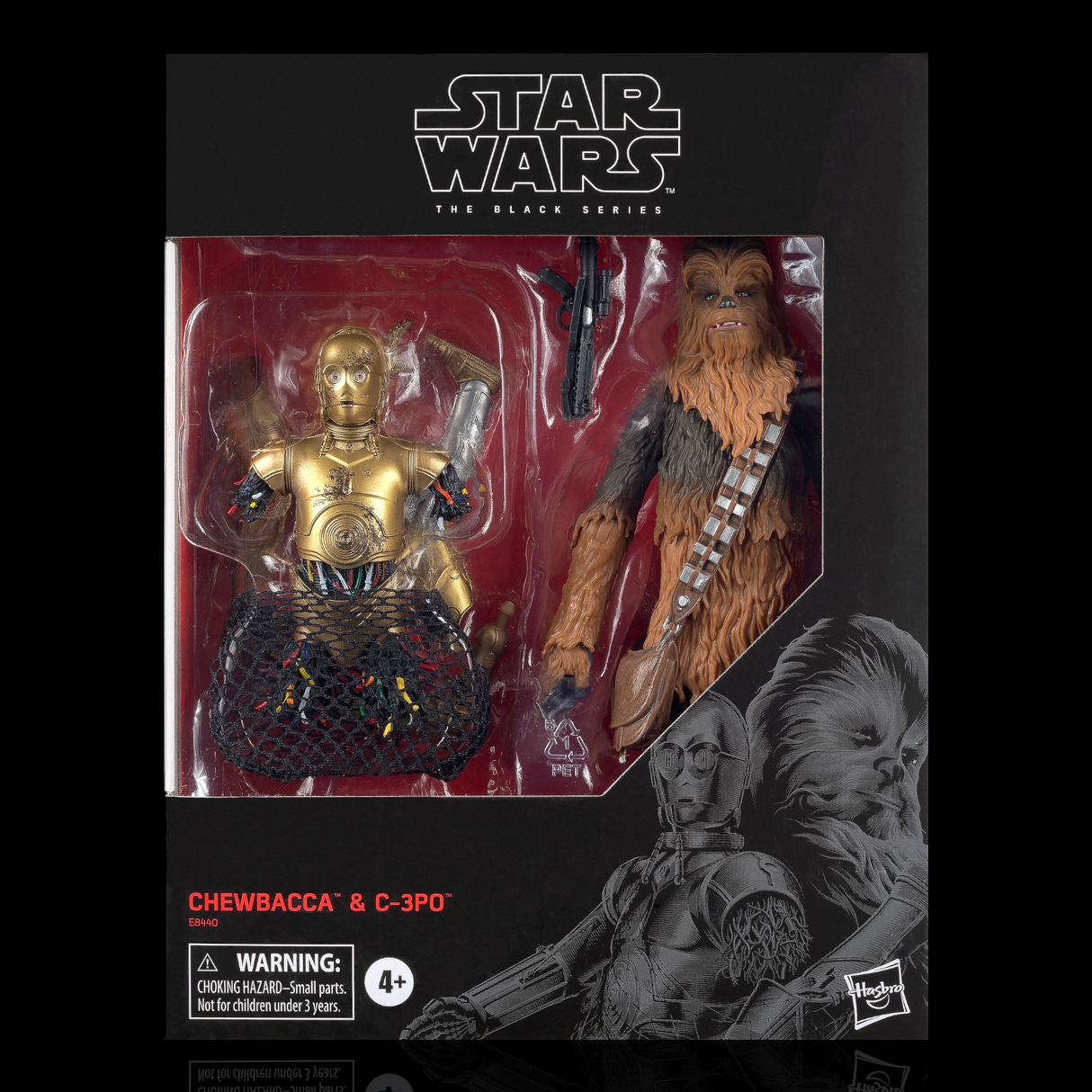 Star Wars The Black Series Chewbacca & C-3PO Figure Display Case