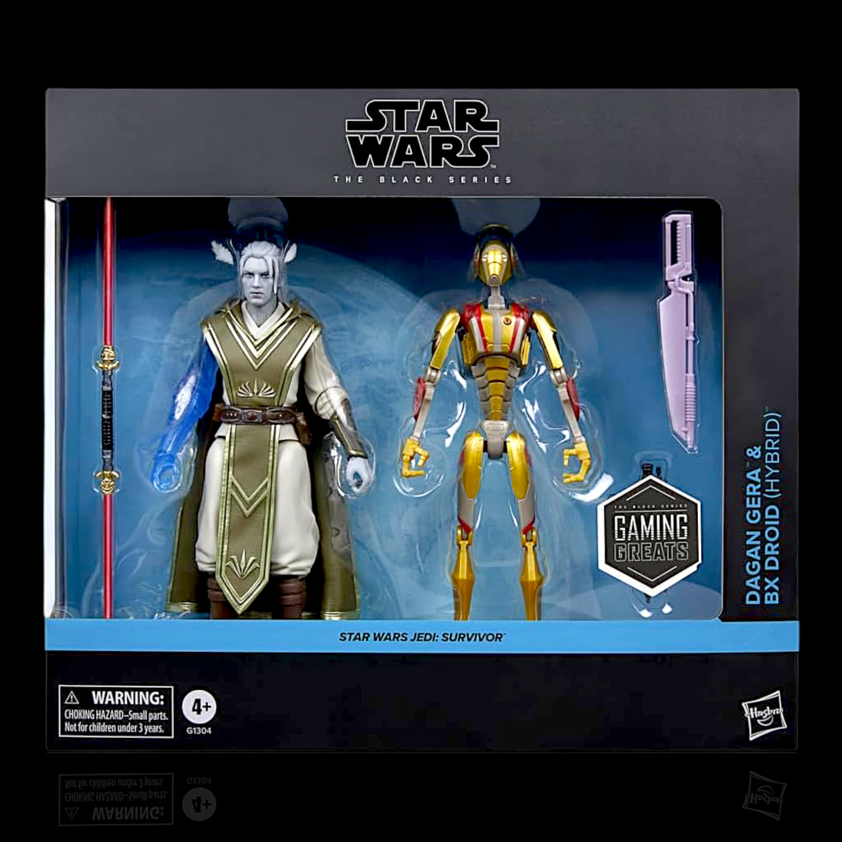 Star Wars The Black Series Dagan Gera & BX Droid (Hybrid) Figure Display Case