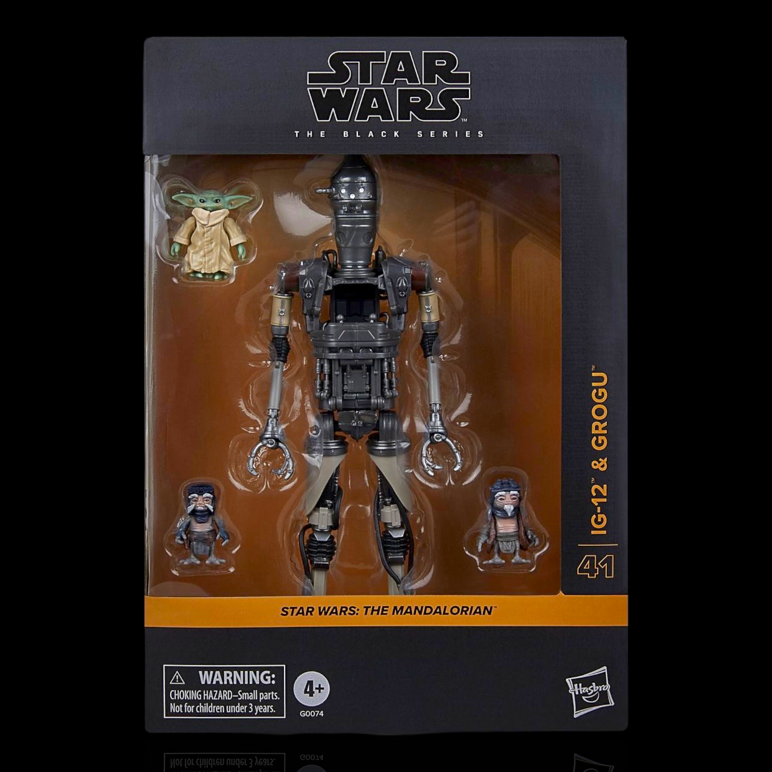 Star Wars The Black Series Deluxe IG-12 & Grogu Figure Display Case