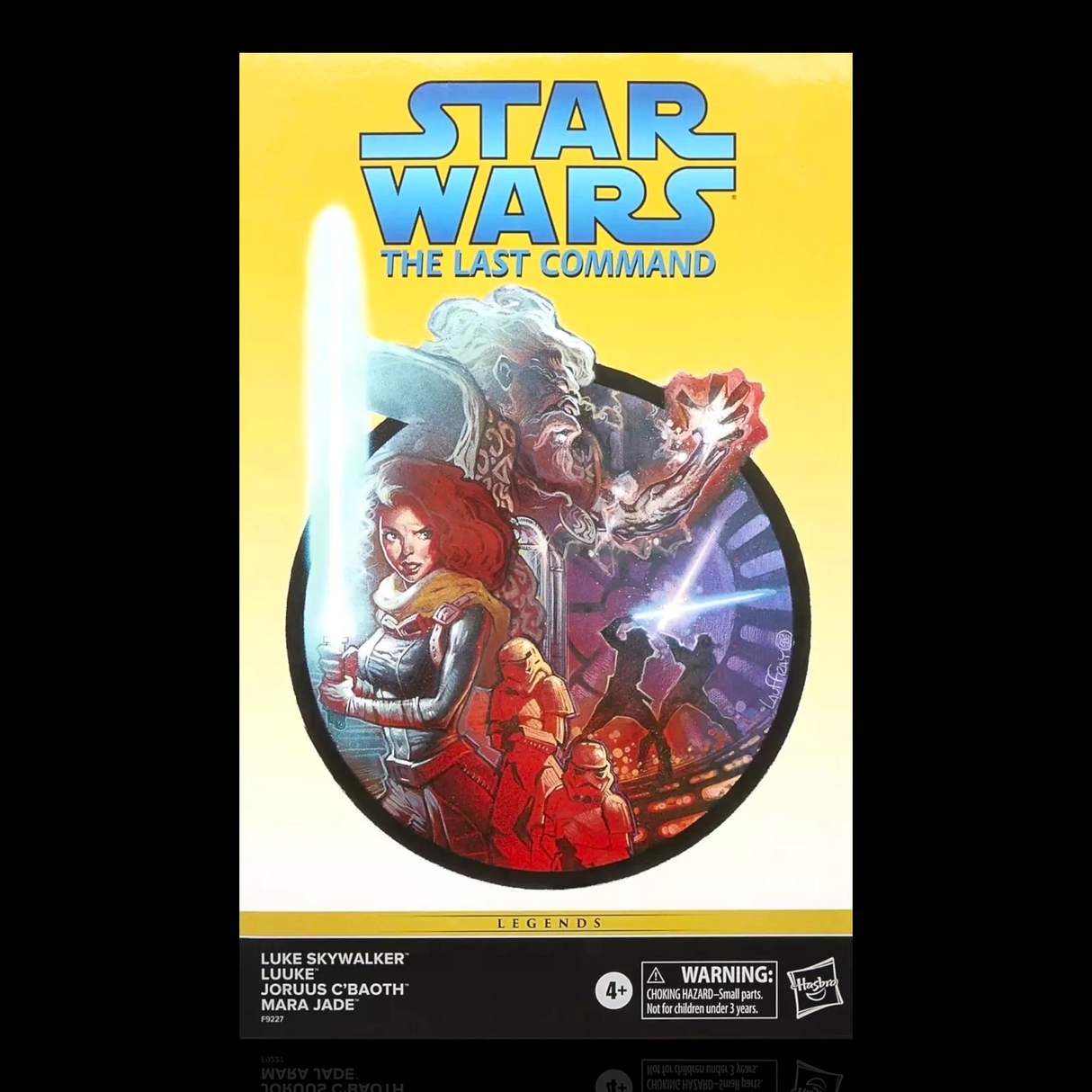 Star Wars The Black Series The Last Command 4 Pack Figure Display Case