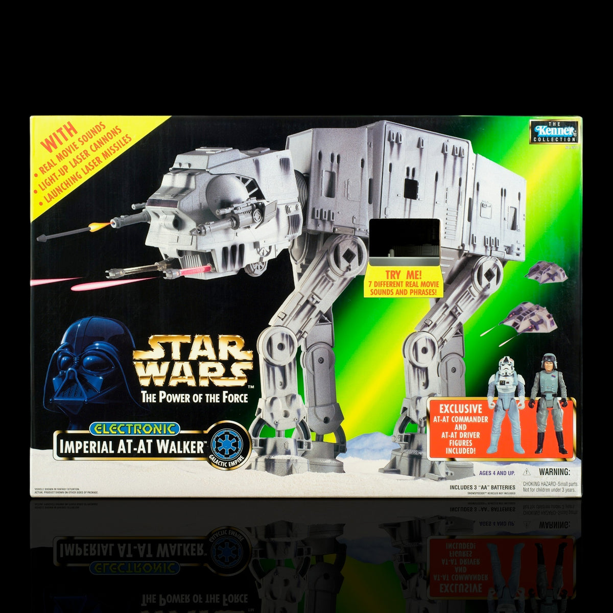 Star Wars The Power Of The Force Electronic Imperial AT-AT Walker Display Case