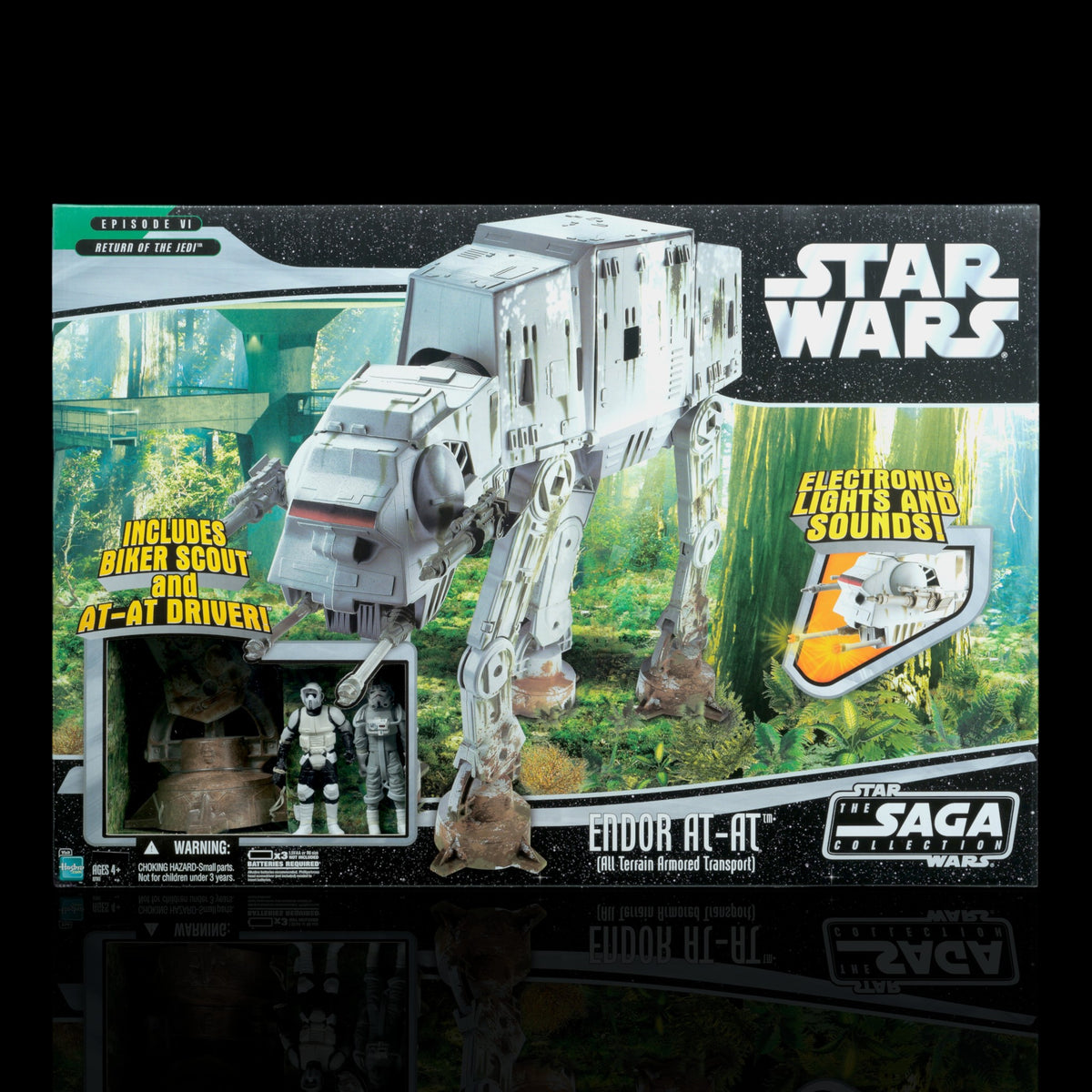 Star Wars The Saga Collection Endor AT-AT Display Case