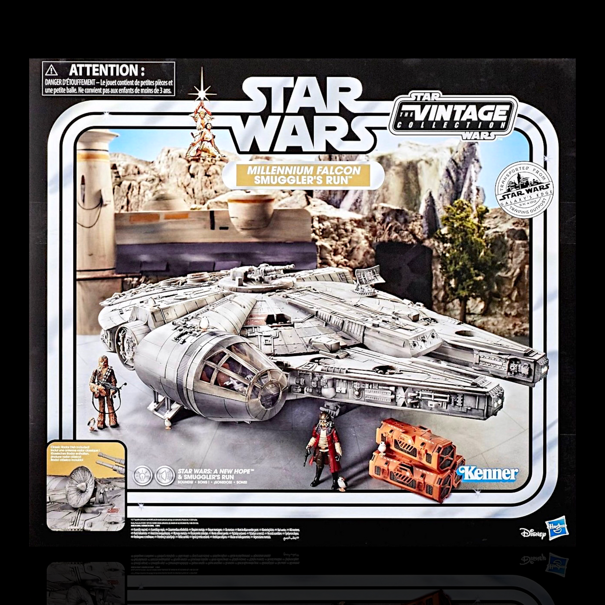 Star Wars The Vintage Collection Millennium Falcon (Smuggler's Run) Display Case