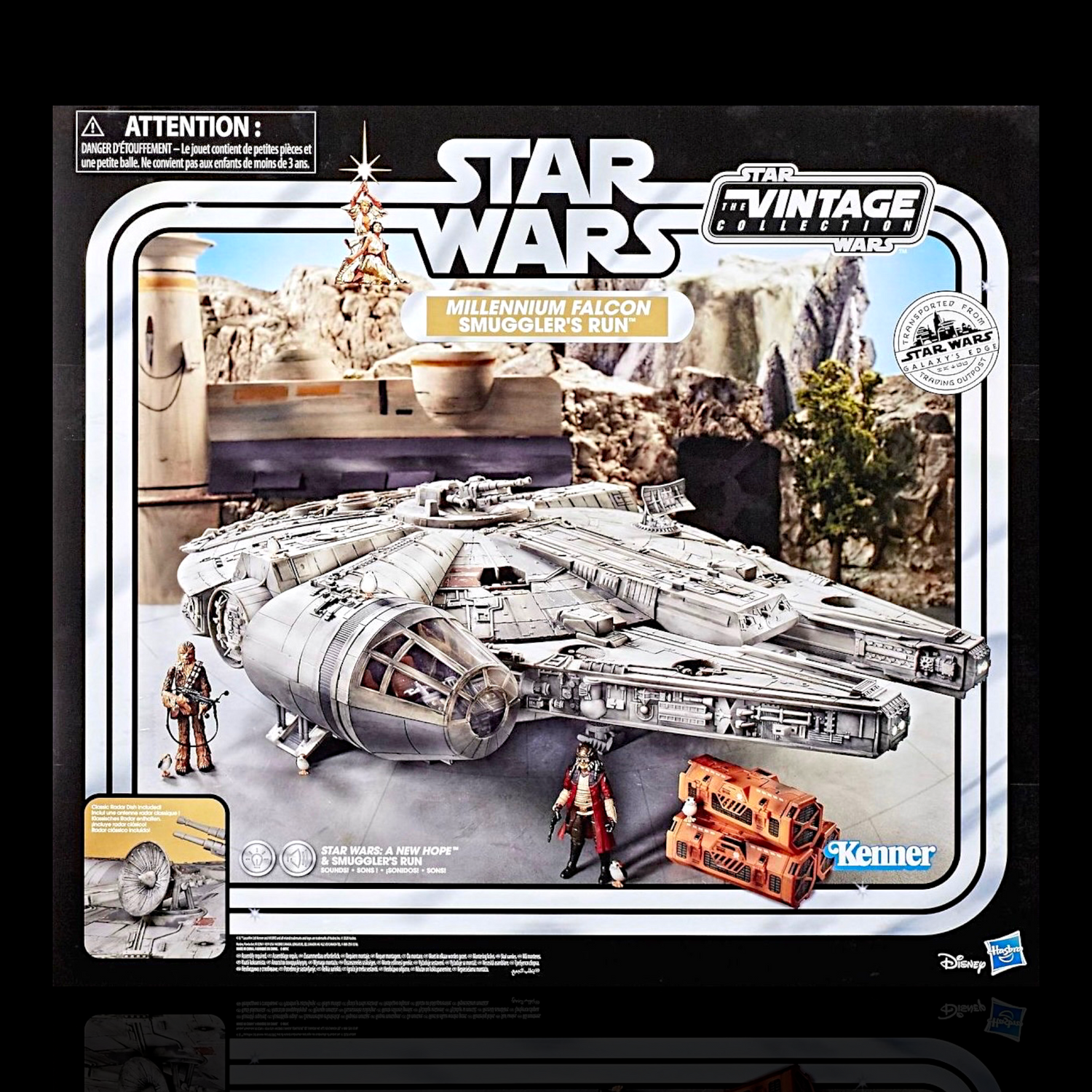 Star Wars The Vintage Collection Millennium Falcon (Smuggler's Run) Display Case