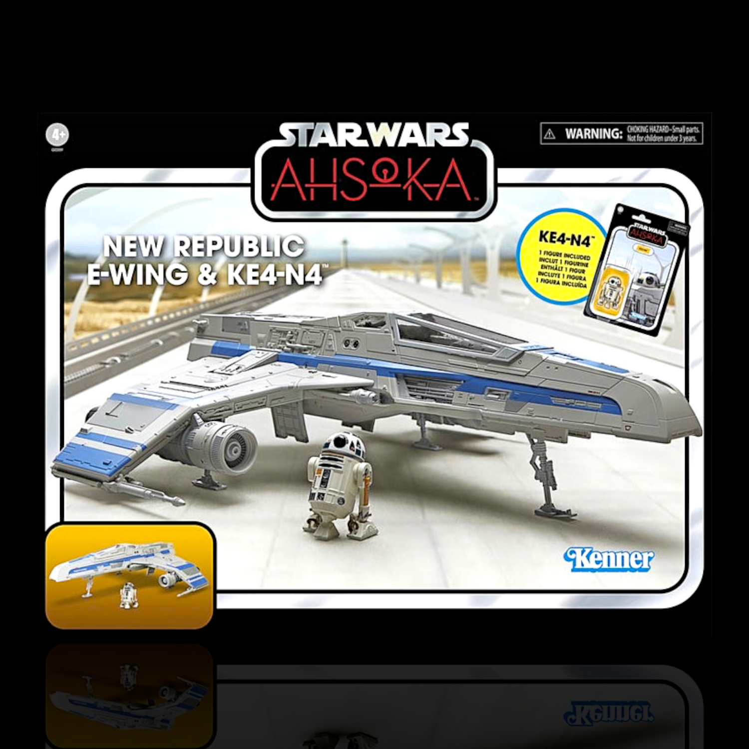Star Wars The Vintage Collection New Republic E-Wing & KE4-N4 Display Case