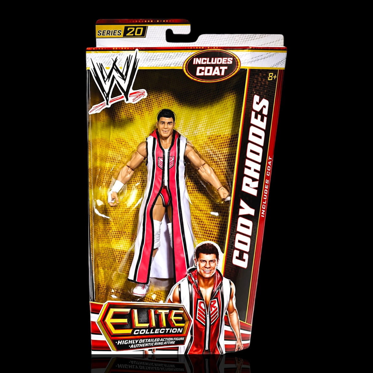 WWE Elite Collection Series 18-24 Figure Display Case