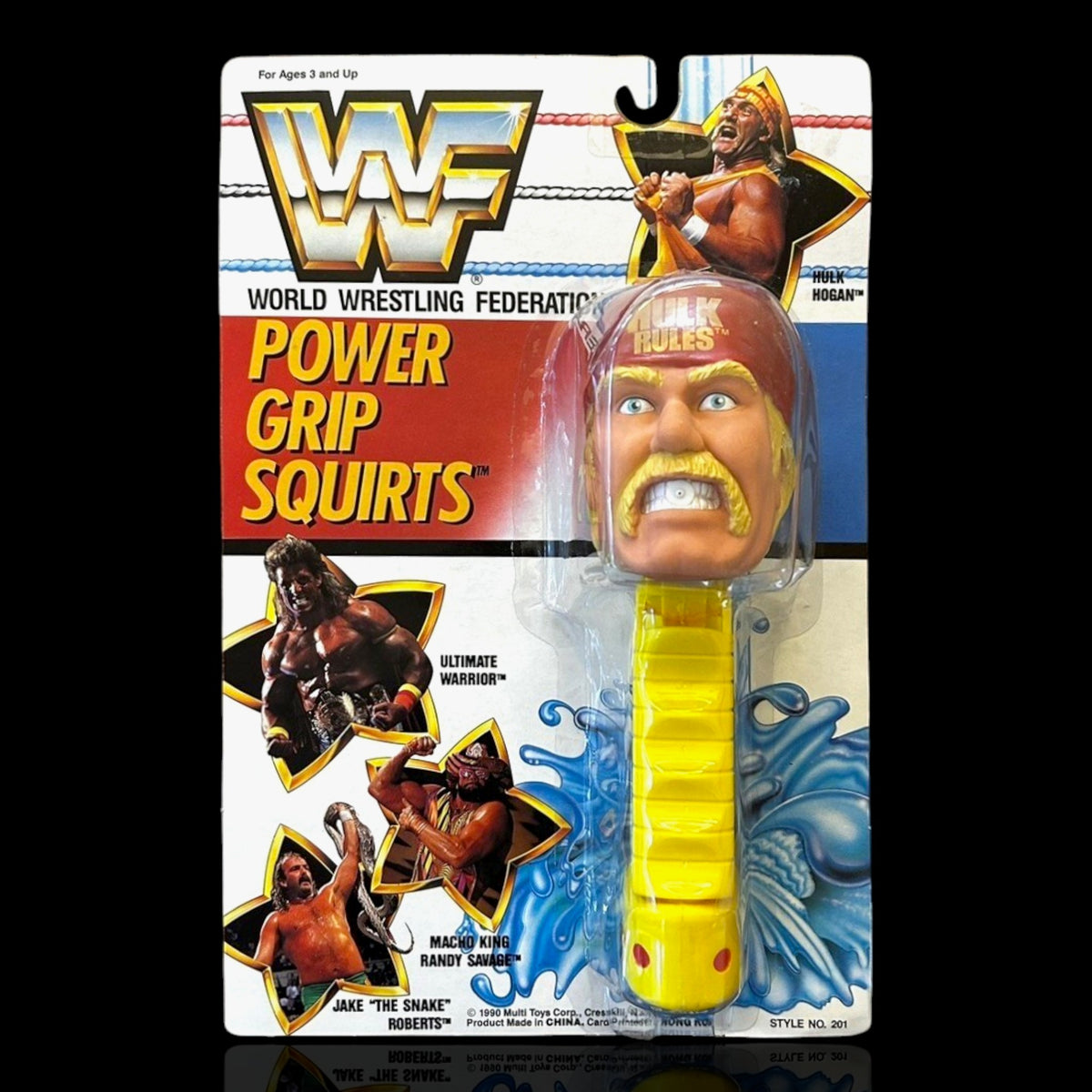 WWF Power Grip Squirts Display Case