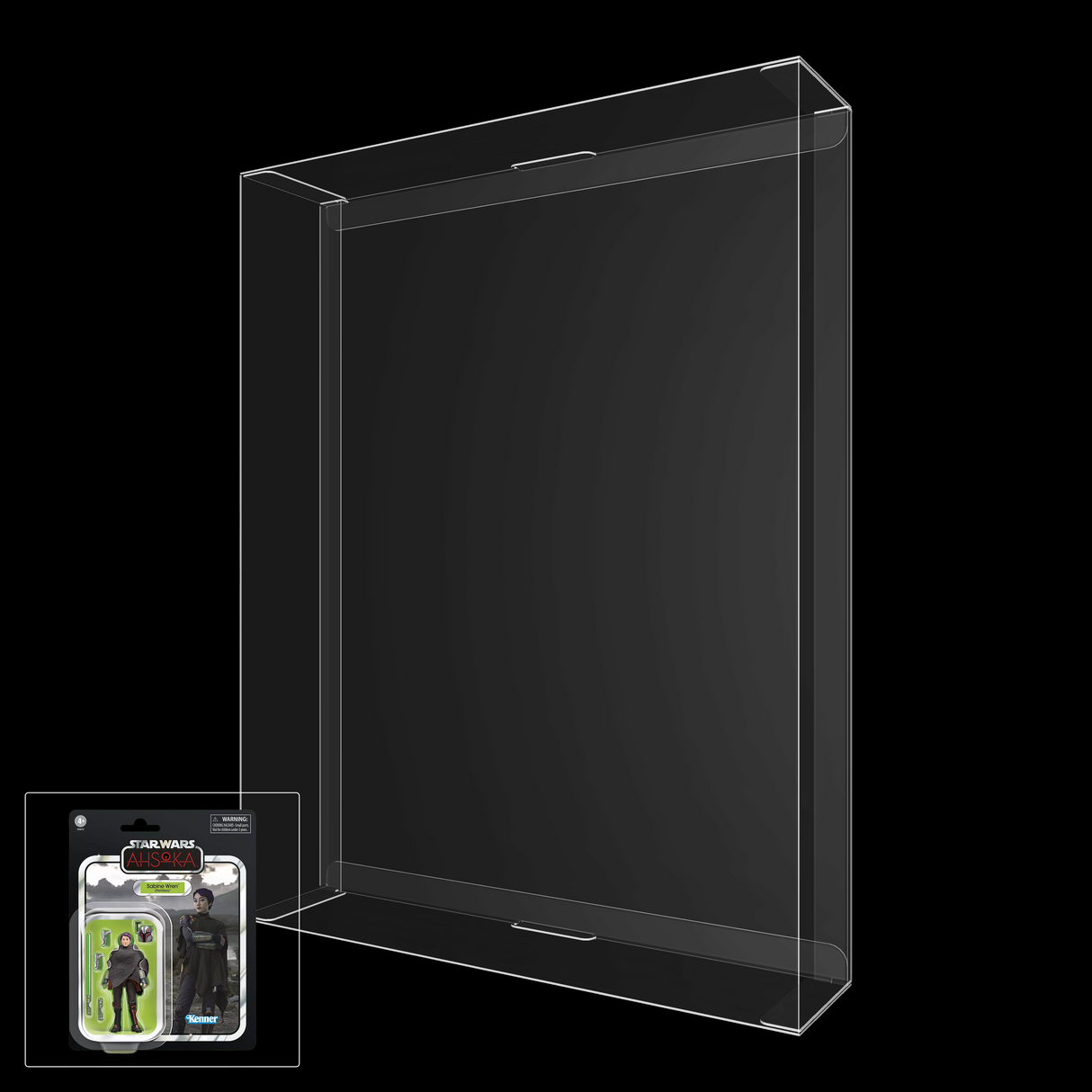 Star Wars The Vintage Collection Sabine Wren (Peridea) Deluxe Figure Display Case