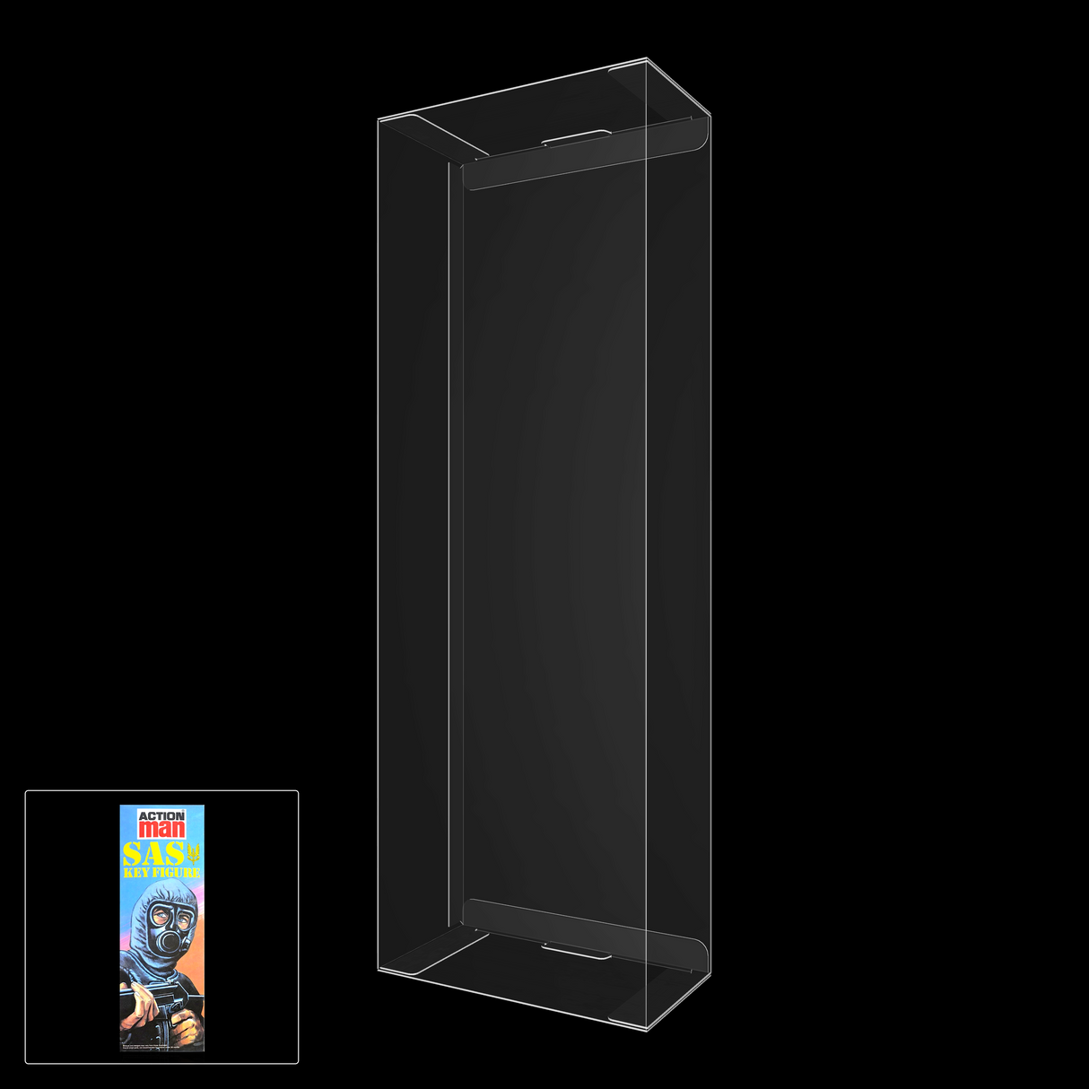 Action Man 40th Anniversary SAS Key Figure Display Case