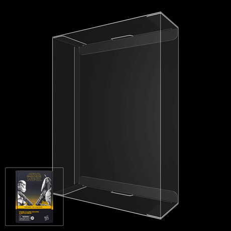 Star Wars The Black Series Phase II Clone Trooper & Battle Droid Figure Display Case