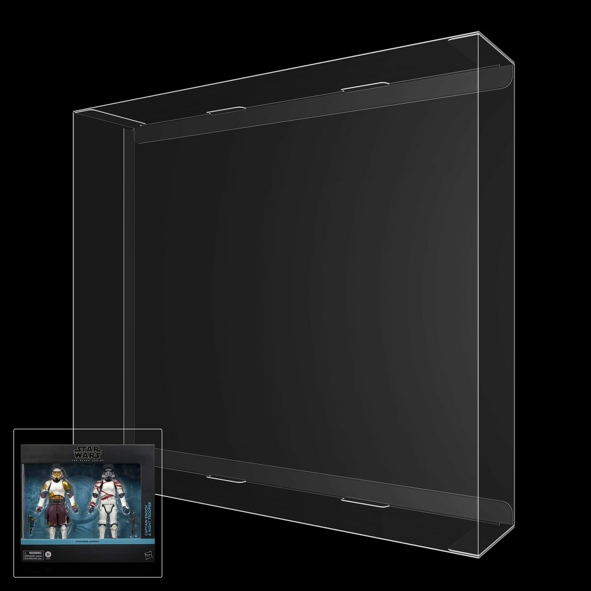 Star Wars The Black Series Captain Enoch & Night Trooper Figure Display Case
