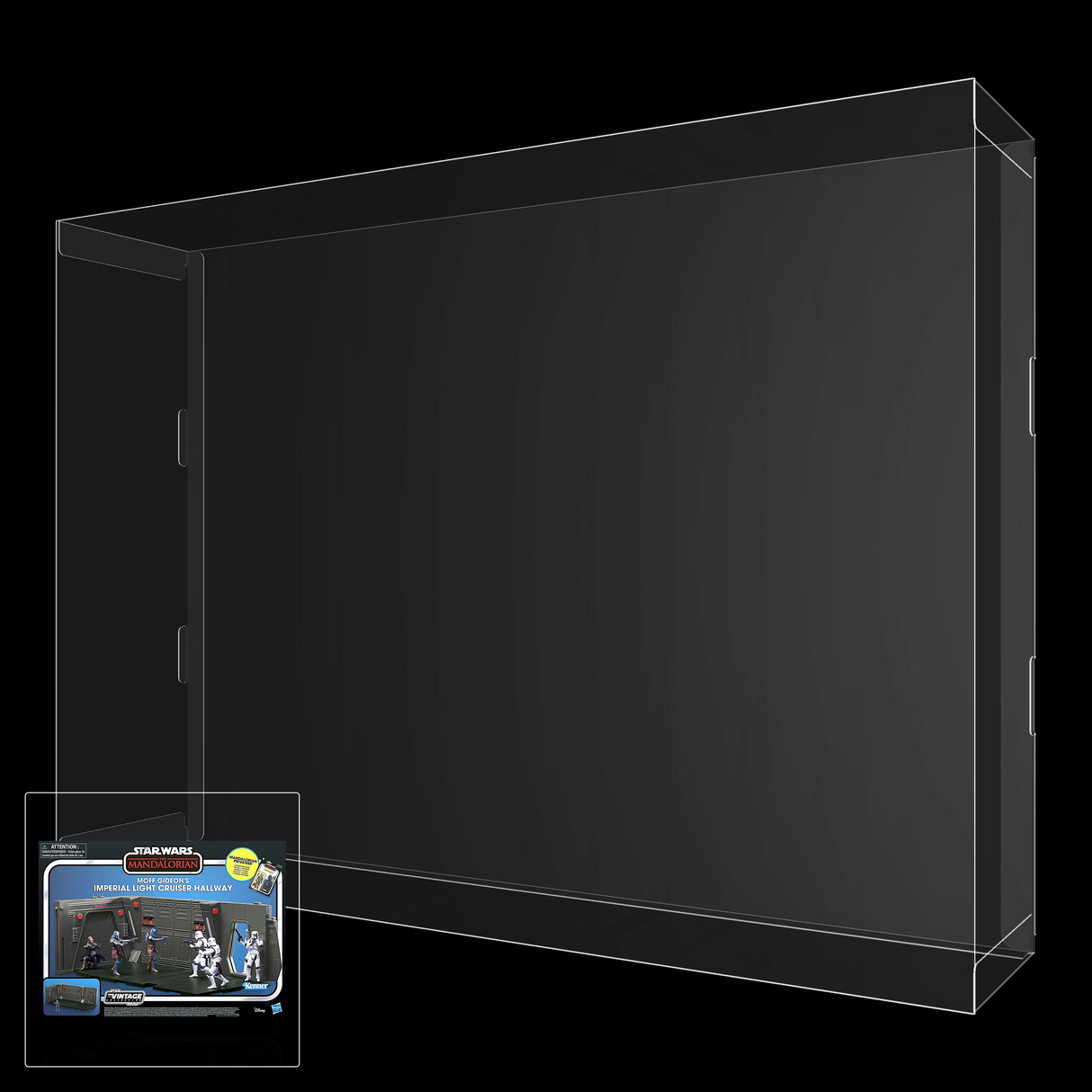 Star Wars The Vintage Collection Moff Gideon's Imperial Light Cruiser Hallway Display Case