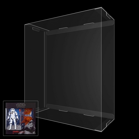 Star Wars The Black Series Stormtrooper with Blast Accessories Figure Display Case