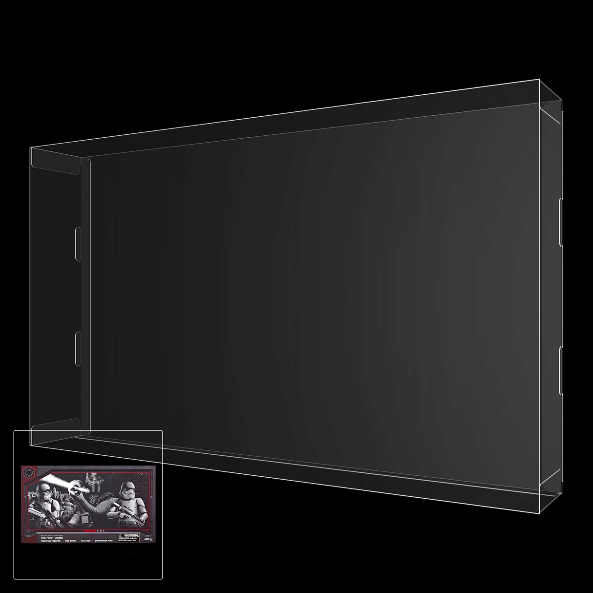Star Wars The Black Series First Order Multipack (2019) Figure Display Case