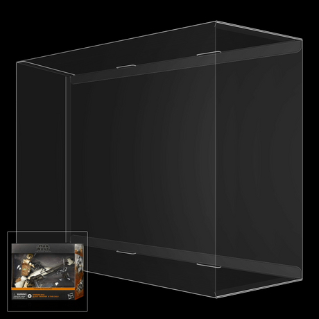 Star Wars The Black Series Speeder Bike Scout Trooper & The Child Figure Display Case