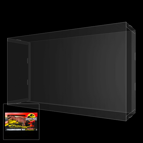 Jurassic Park Electronic Tyrannosaurus Rex Dinosaur Figure Display Case