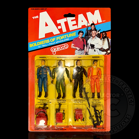 The A-Team Soldiers Of Fortune 4-Pack Figure Display Case