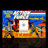 Action Force The Official Collector Card Album Display Case