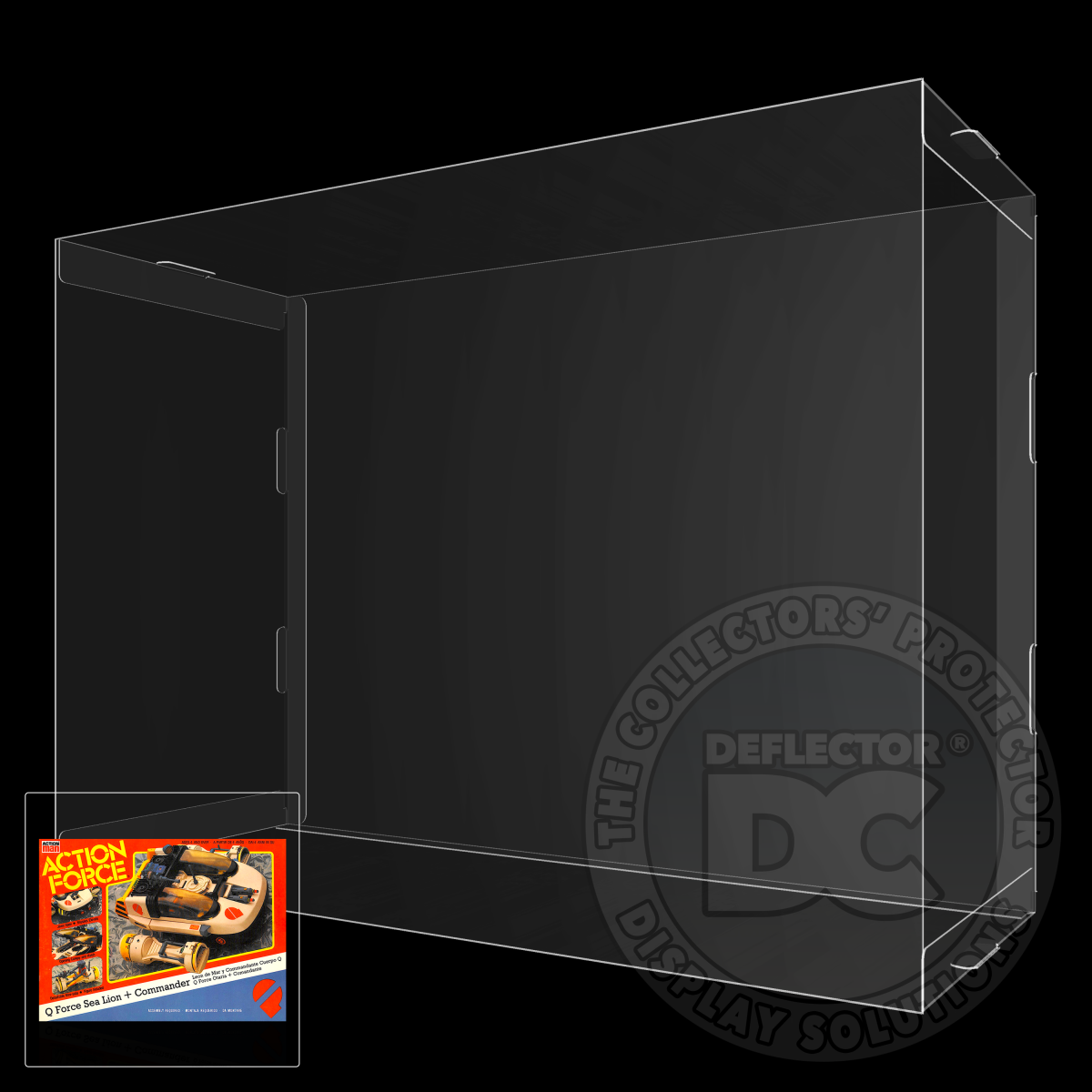 Action Force Q Force Sea Lion and Commander (Picture Box)