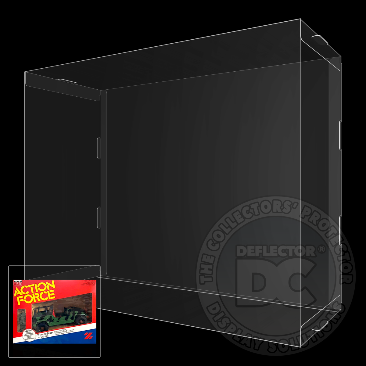 Action Force Z Force Jeep and Driver (Window Box) Display