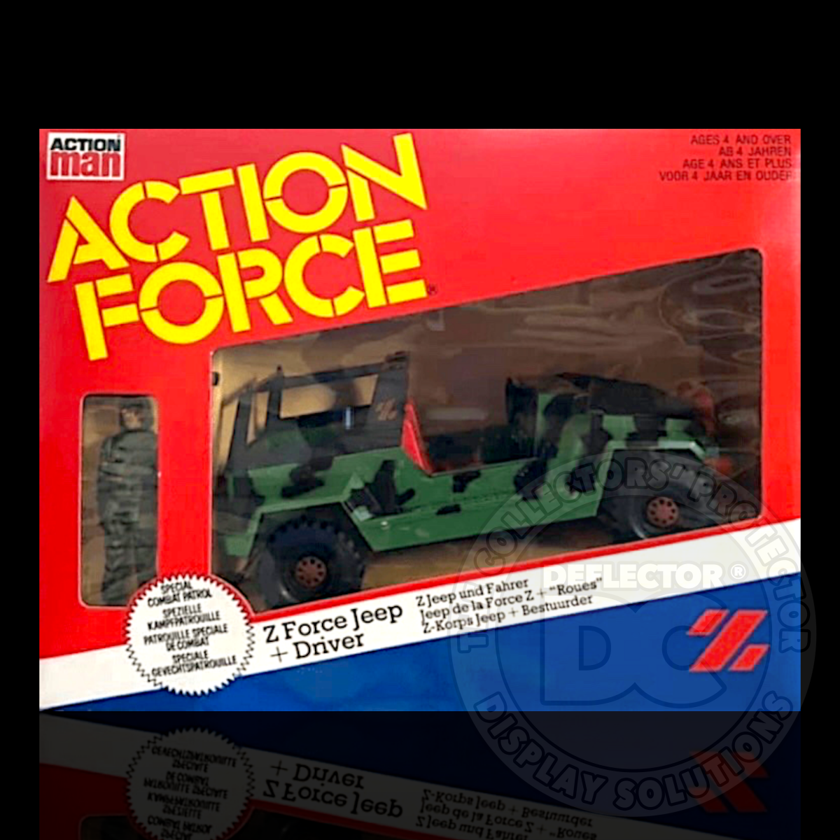 Action Force Z Force Jeep and Driver (Window Box) Display