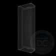 Action Man Commander Figure Display Case DELUXE 600µm / Box Folding Display Case