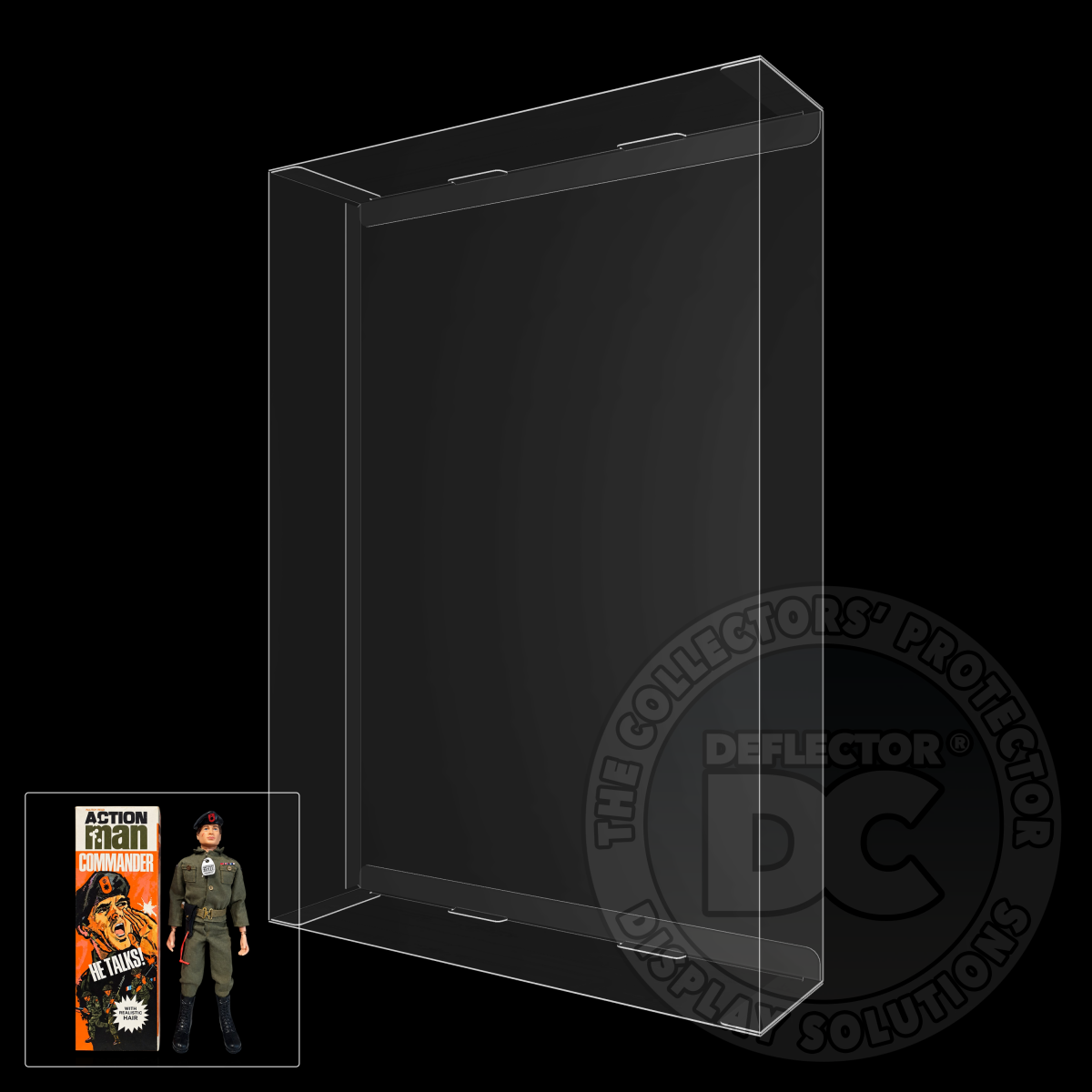 Action Man Commander Figure Display Case