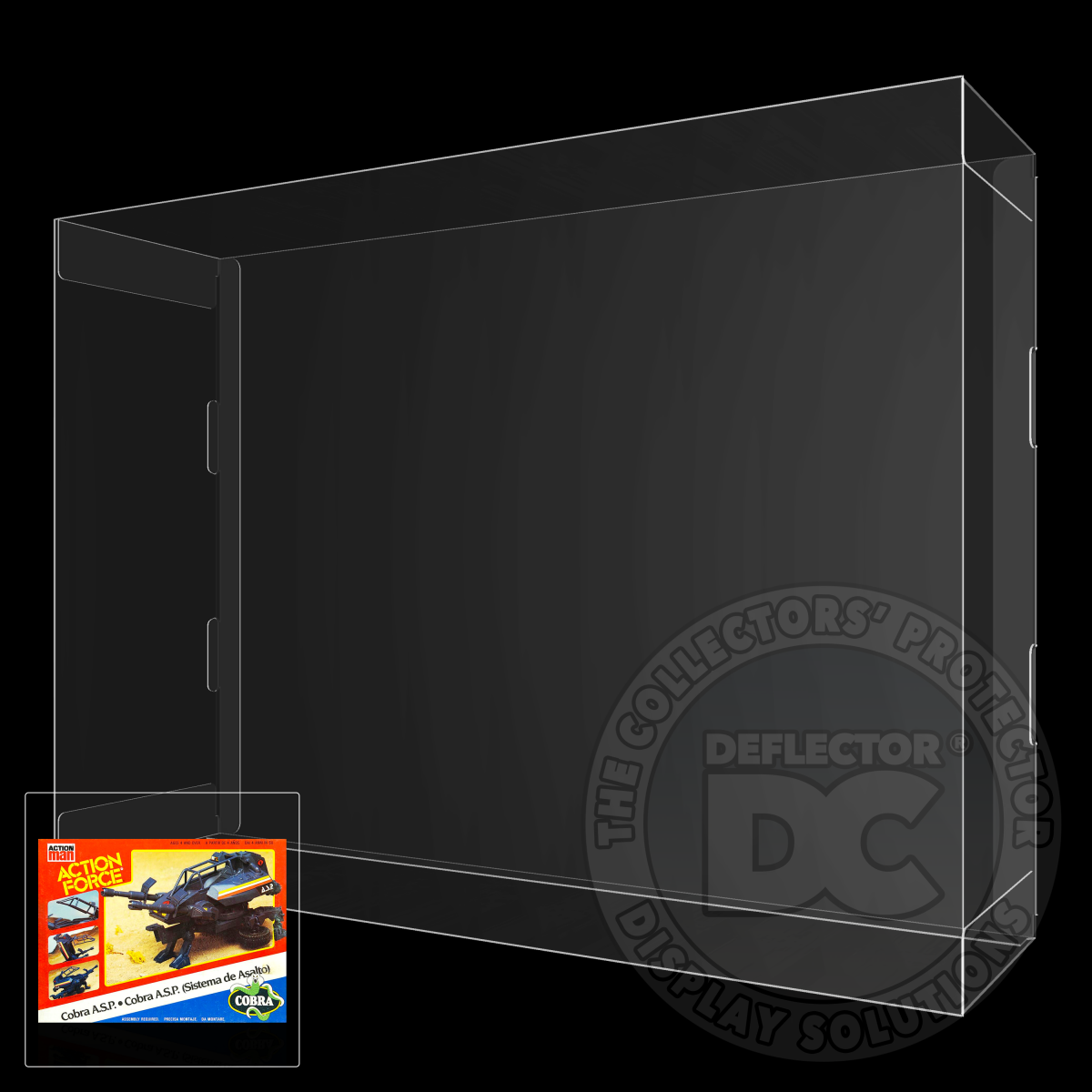 Action Man Action Force Cobra A.S.P. (Picture Box) Display