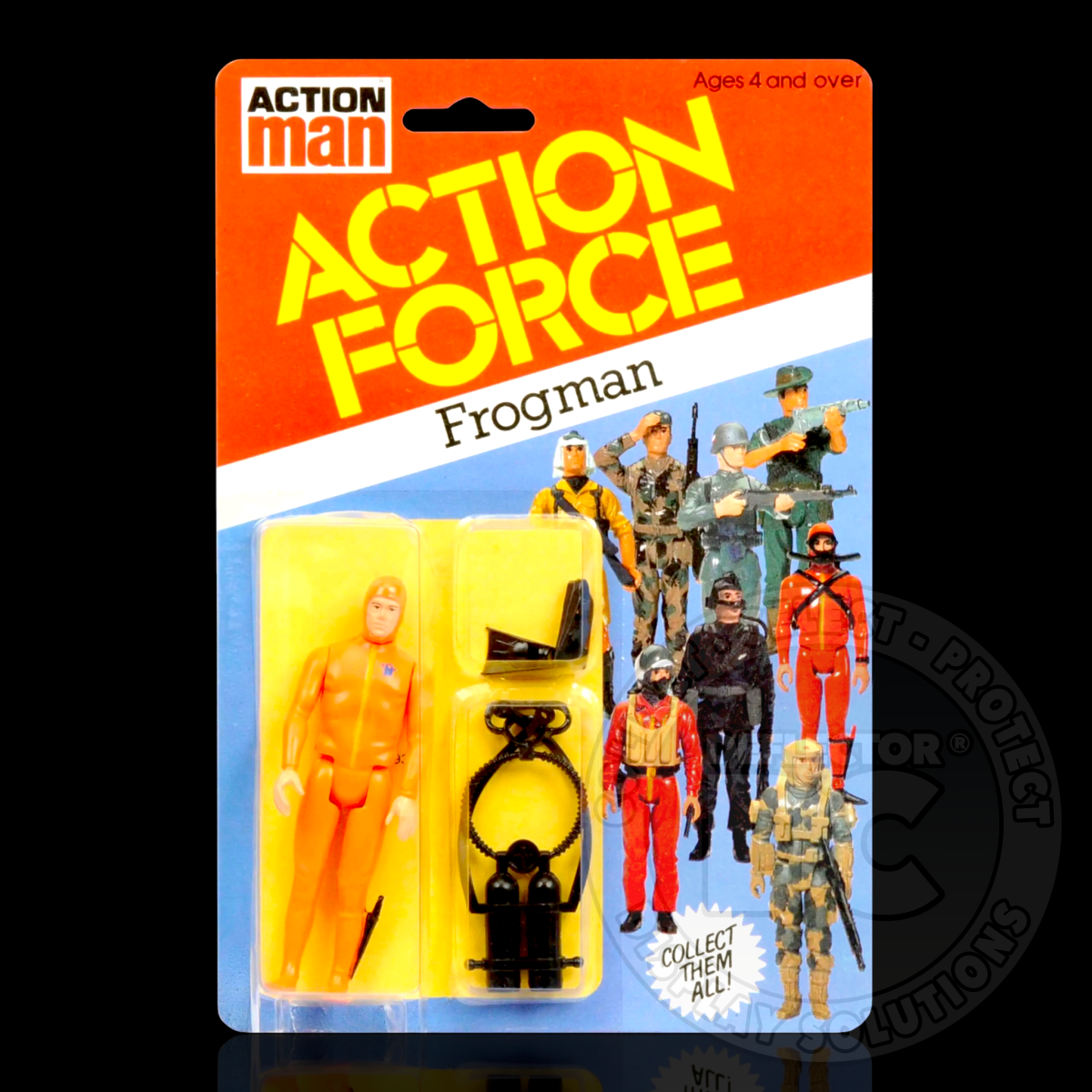 Action Man Action Force Figure Display Case