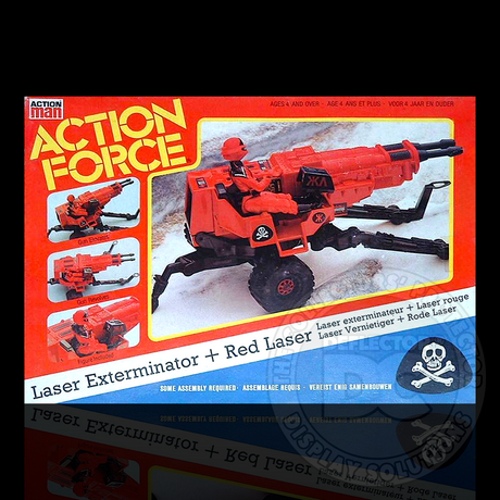 Action Man Action Force Laser Exterminator and Red Laser