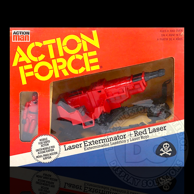 Action Man Action Force Laser Exterminator and Red Laser